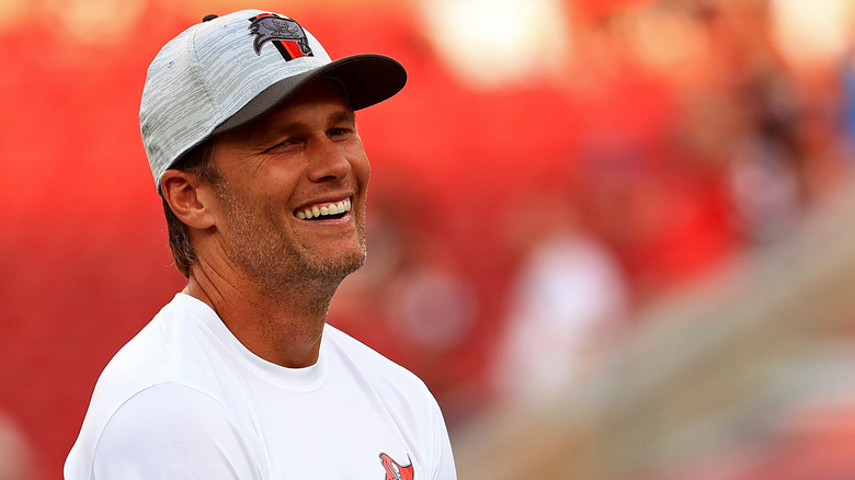 Tom Brady smiling