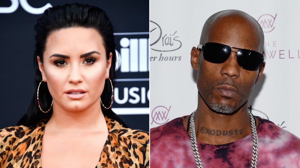 Demi Lovato and DMX side-by-side