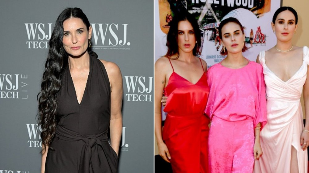 Demi Moore, Scout Willis, Tallulah Willis, Rumer Willis