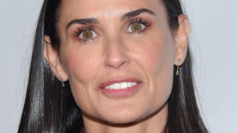 Demi Moore smiling