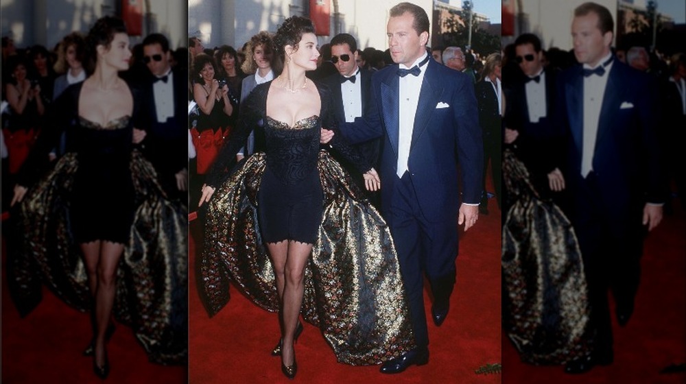 Bruce Willis and Demi Moore at the Oscars