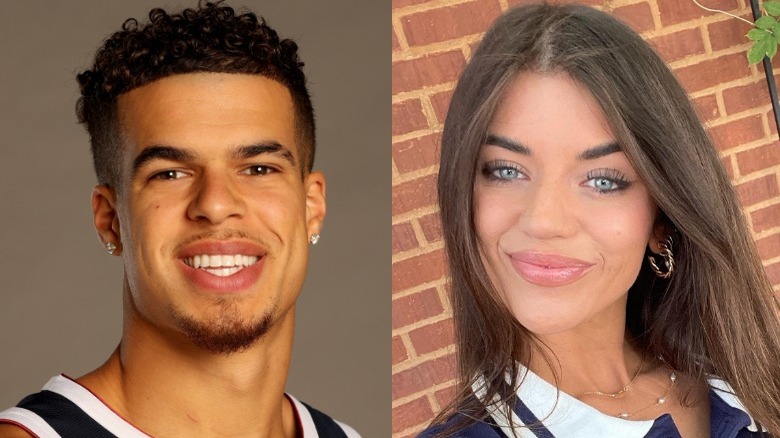 Michael Porter Jr. smiles, Madison Prewett poses