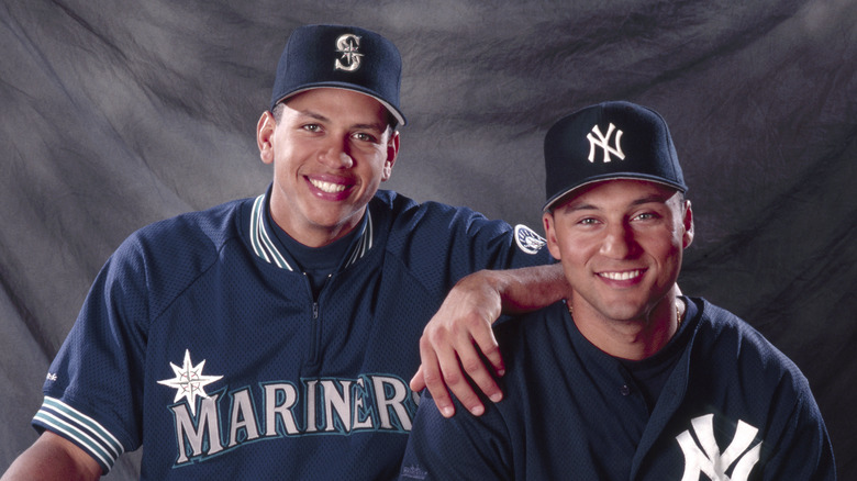 Alex Rodriguez and Derek Jeter in 2005