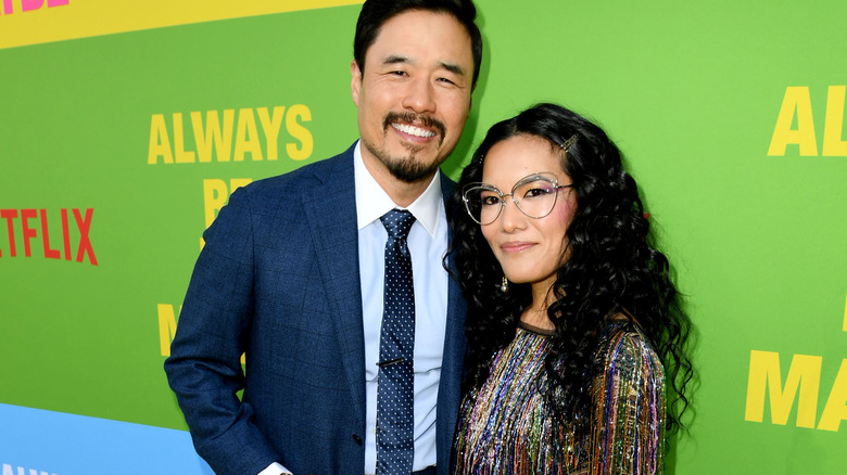 Ali Wong smiling with Randall Park