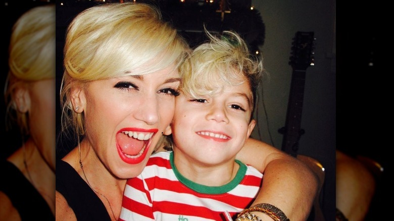 Gwen Stefani with Kingston Rossdale