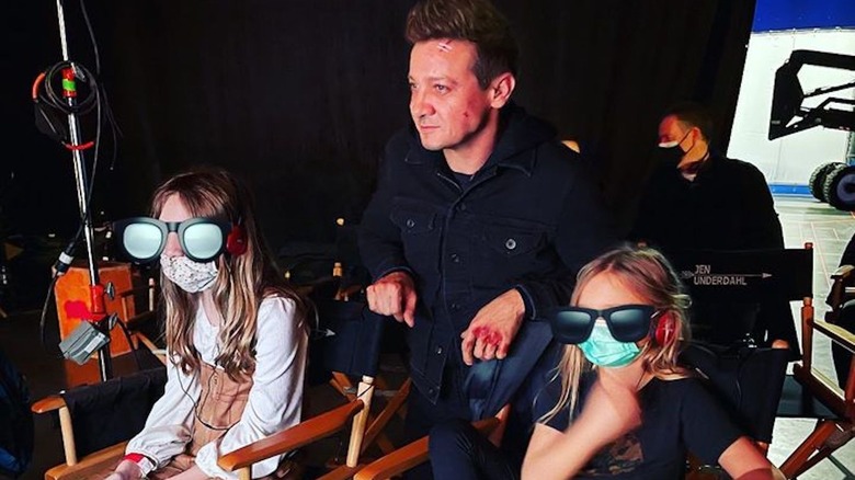 Jeremy Renner and daughter Ava