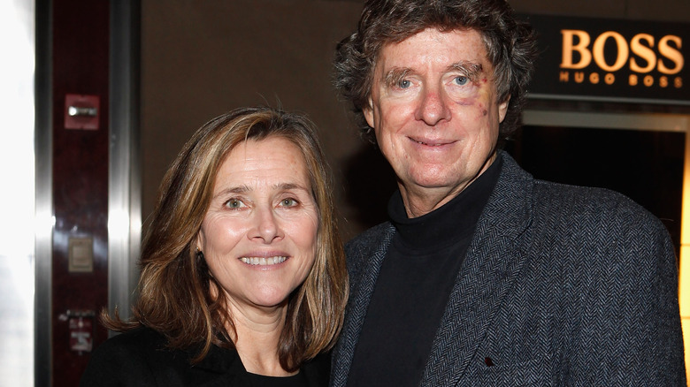 Meredith Vieira and Richard Cohen posing together