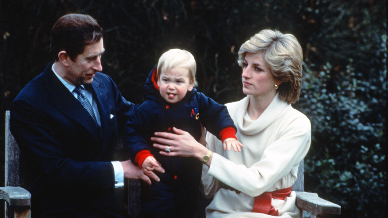 Prince Charles, Princess Diana, Prince William, Kensington Palace, 1982