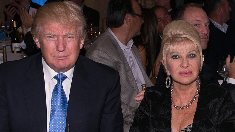 Donald Trump and Ivana Trump at an event