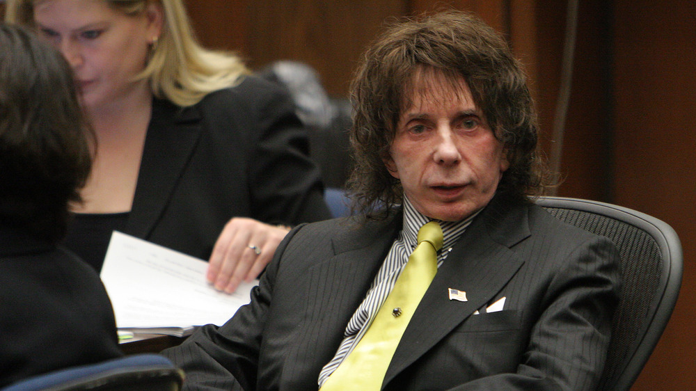 Phil Spector in court