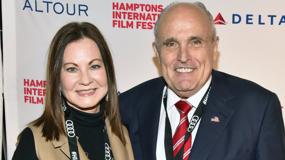 Rudy Giuliani and Judith Nathan 