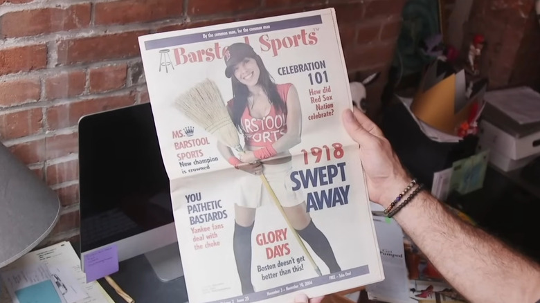 Barstool Sports November 2004 cover page