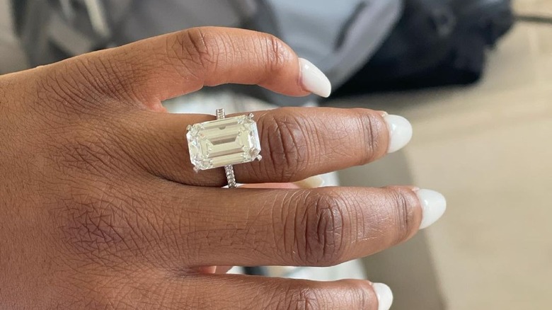 Photo of Porsha's engagement ring