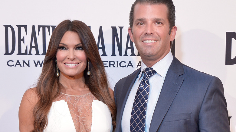 Kimberly Guilfoyle and Donald Trump Jr. posing