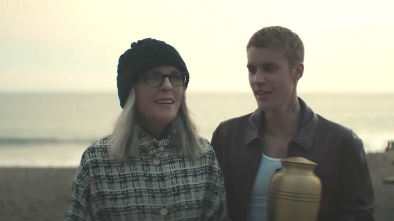 Diane Keaton and Justin Bieber in Ghost