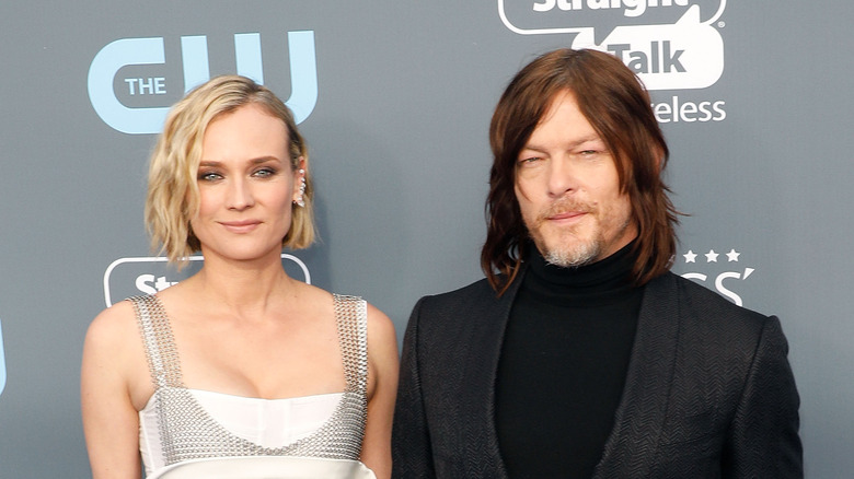 Diane Kruger and Norman Reedus pose 