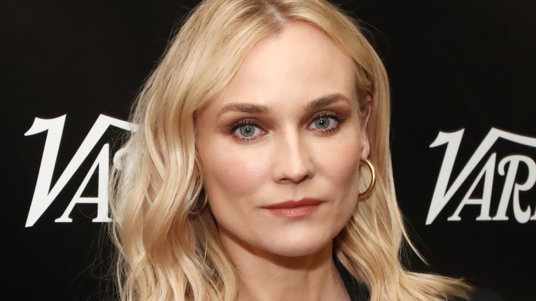 Diane Kruger posing on the red carpet 