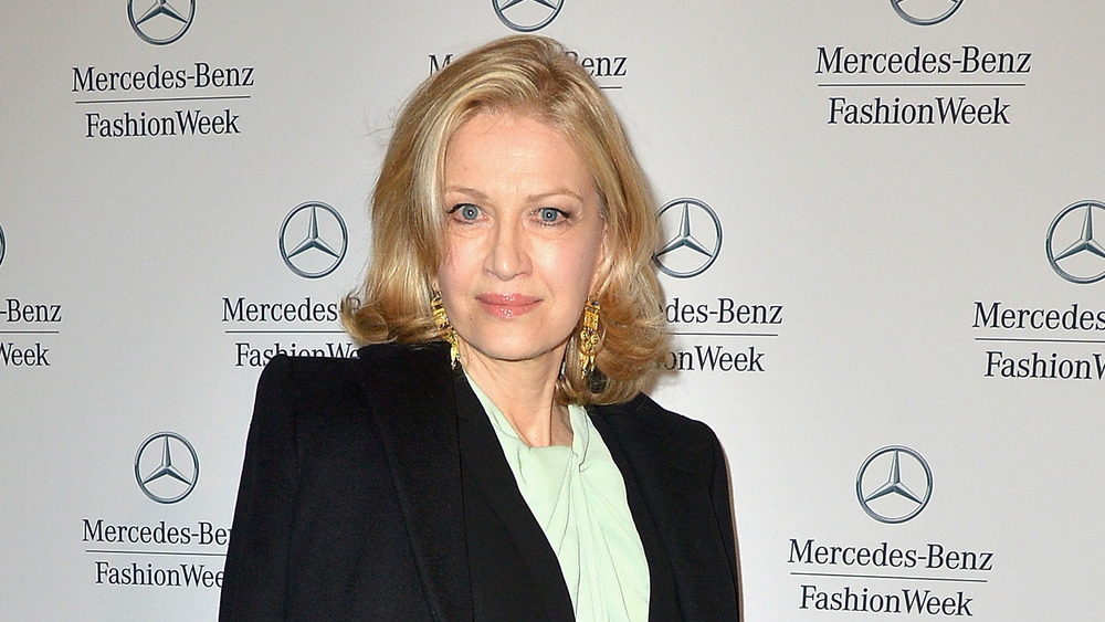Diane Sawyer at step and repeat