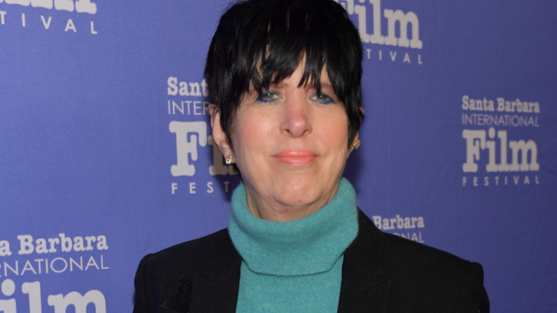 Diane Warren red carpet smiling