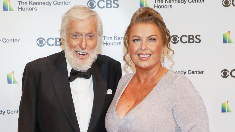 Dick Van Dyke and Arlene Silver smiling together