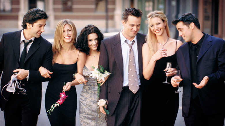 The cast of 'Friends' in a production still