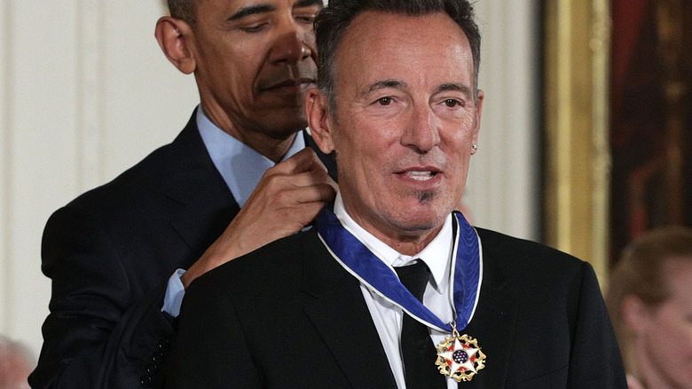 Springsteen getting the Presidential Medal of Freedom