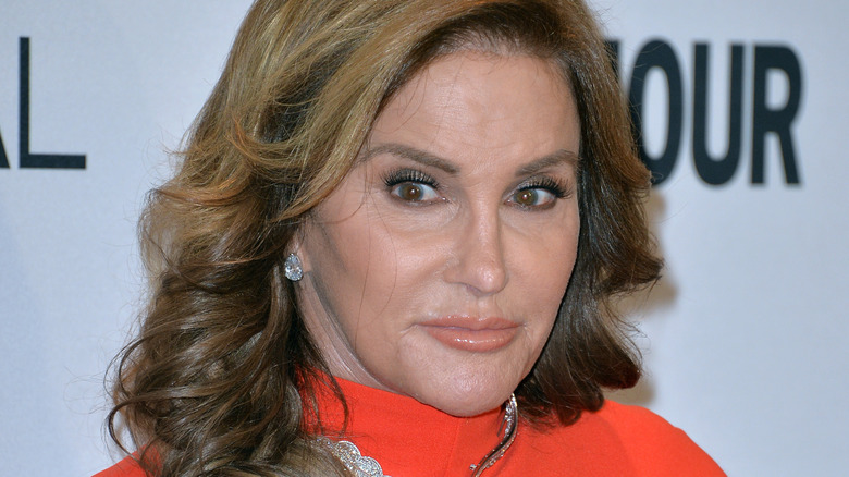 Caitlyn Jenner posing at an event