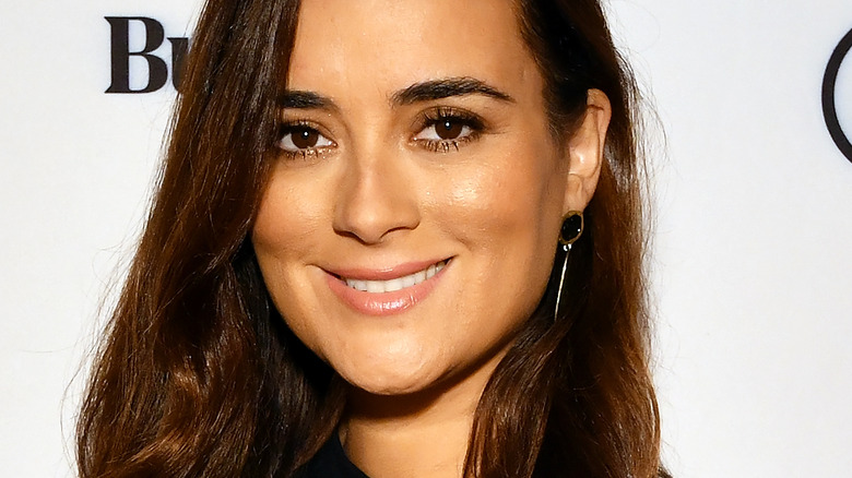 Cote De Pablo visits BuzzFeed's "AM To DM" 2019