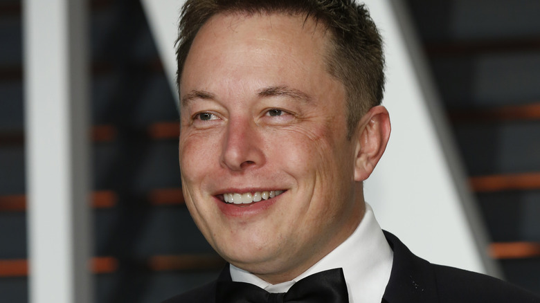 Elon Musk on the red carpet