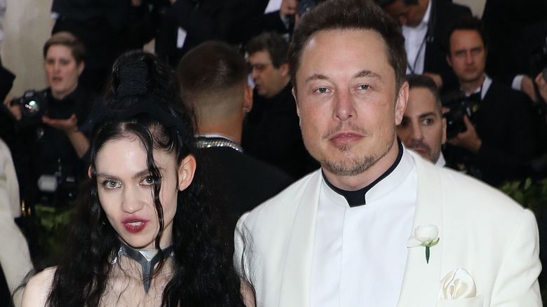 Grimes and Elon Musk