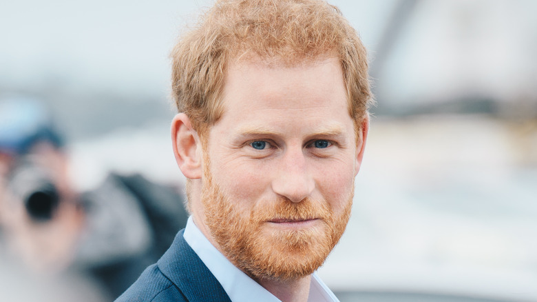 Prince Harry smiling