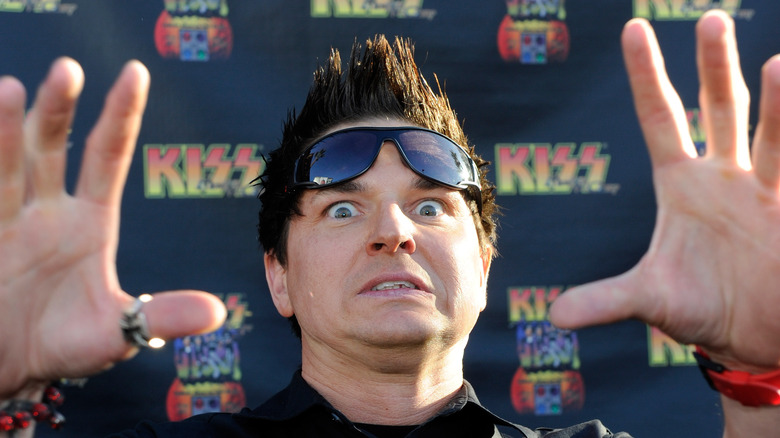 Zak Bagans with hands up