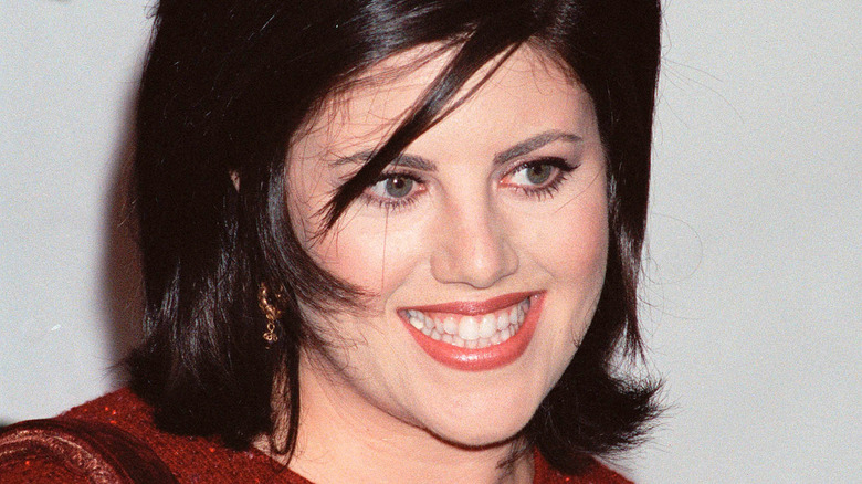 Monica Lewinsky smiling at a 1999 event