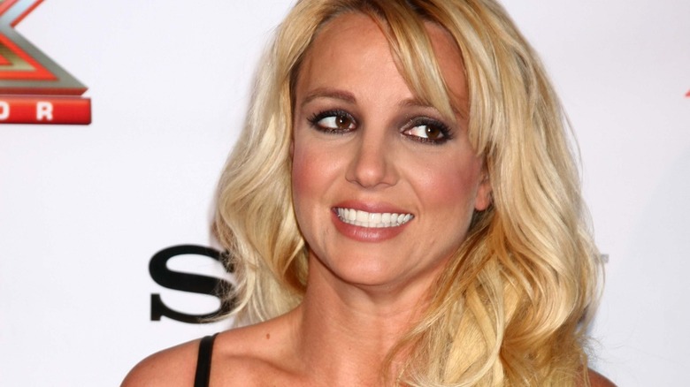 Britney Spears wavy hair