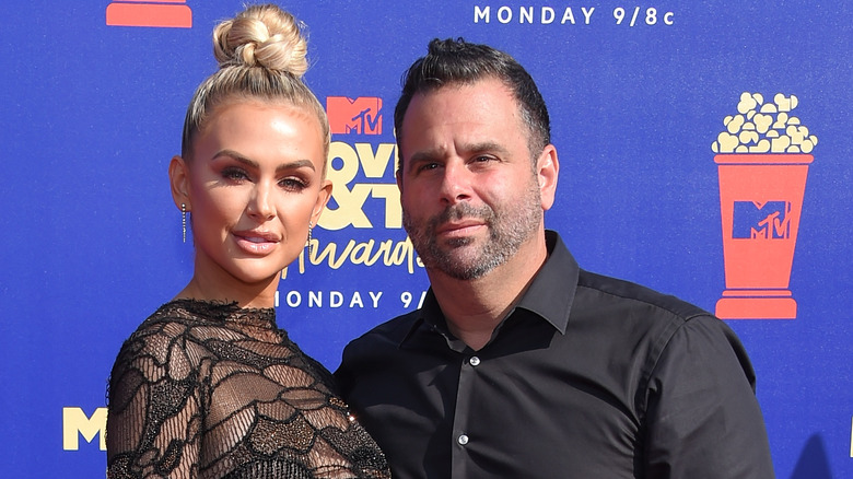 Lala Kent and Randall Emmett on a red carpet