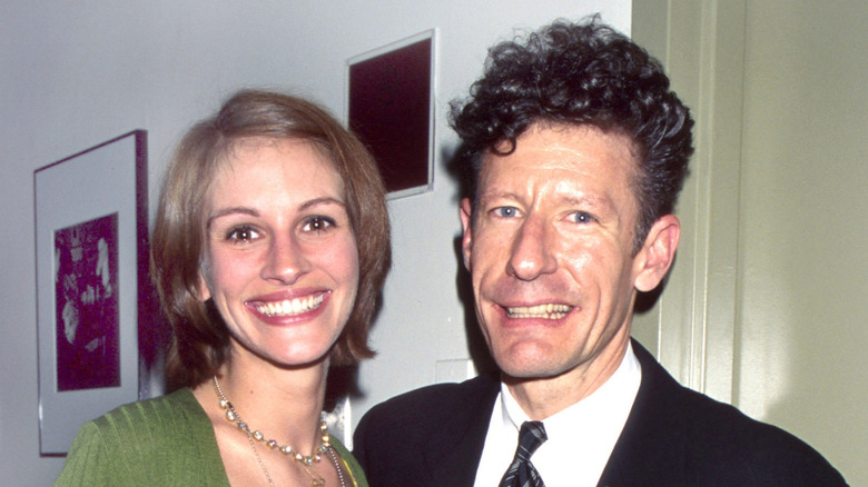 Julia Roberts and Lyle Lovett