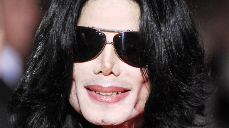 Michael Jackson smiling
