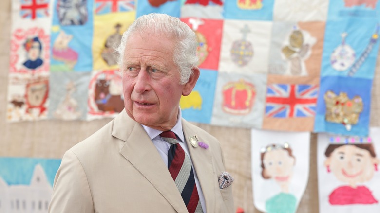 Prince Charles frowning 