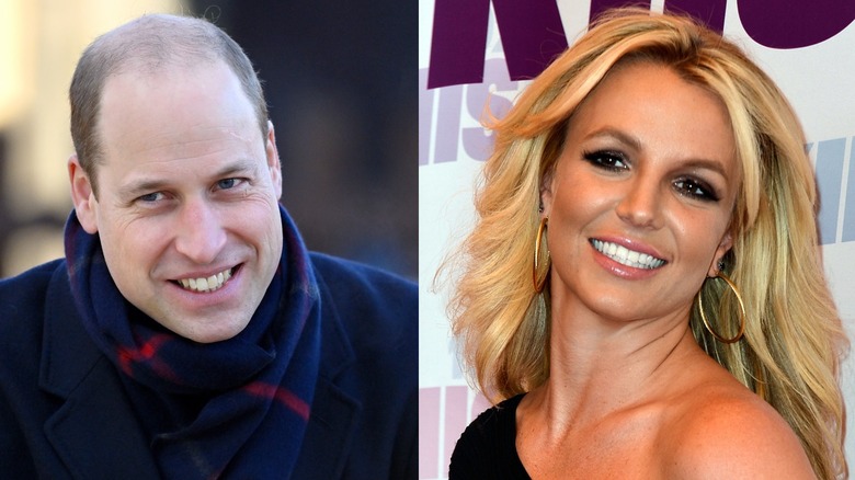 Prince William and Britney Spears