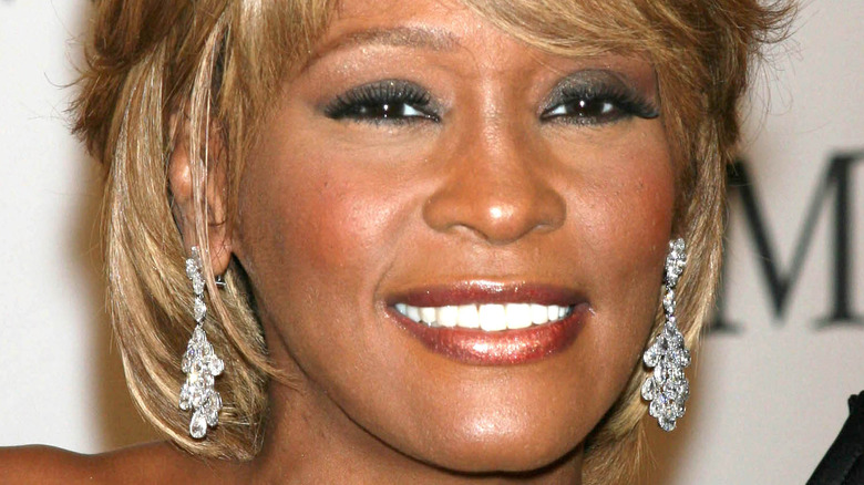 Whitney Houston smiling