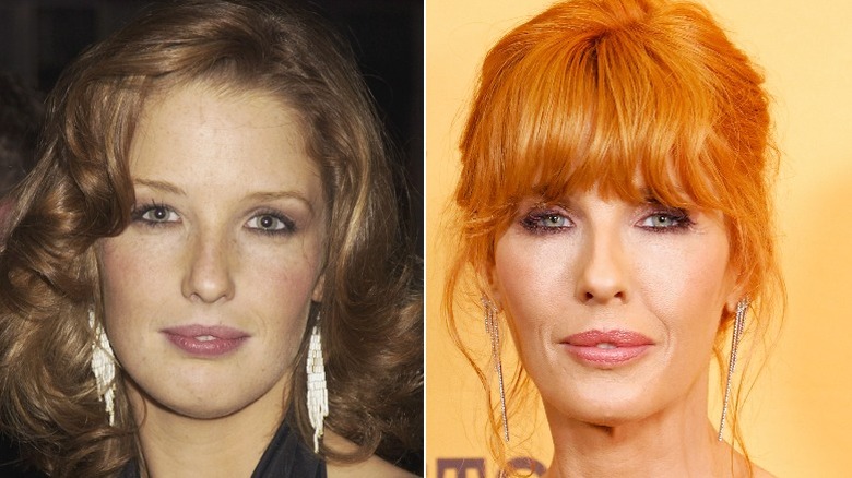 Split image of a young Kelly Reilly and a more mature Kelly Reilly