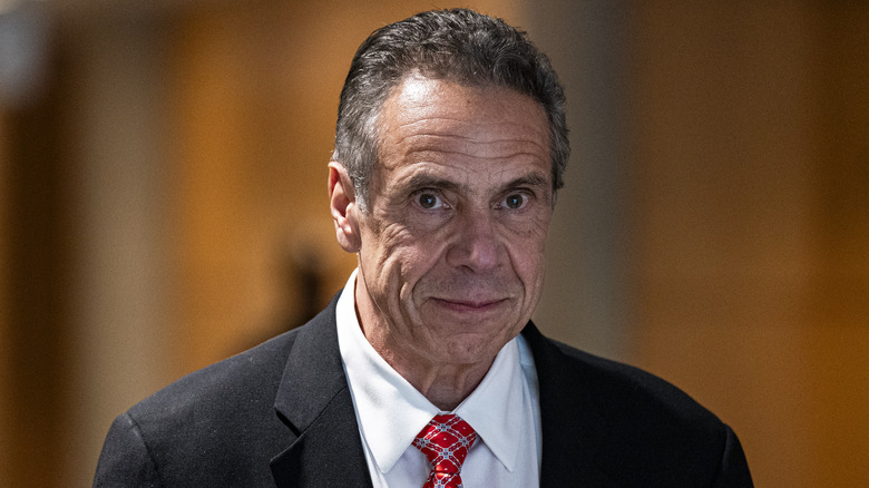 Andrew Cuomo wearing a suit