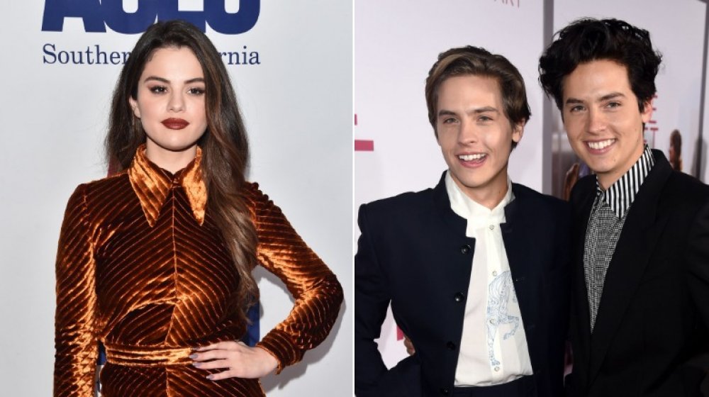 Selena Gomez and the Sprouse brothers