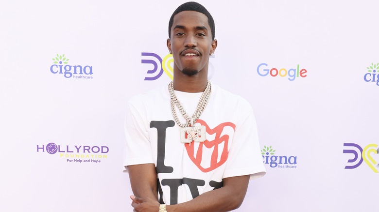 Christian Combs on the red carpet