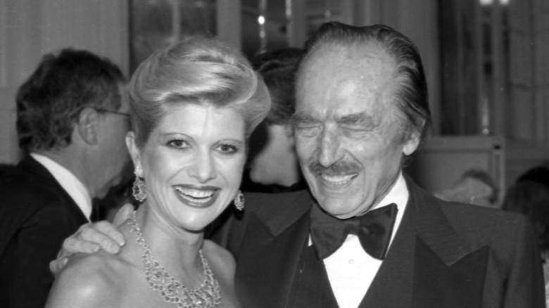 Fred and Ivana Trump smiling