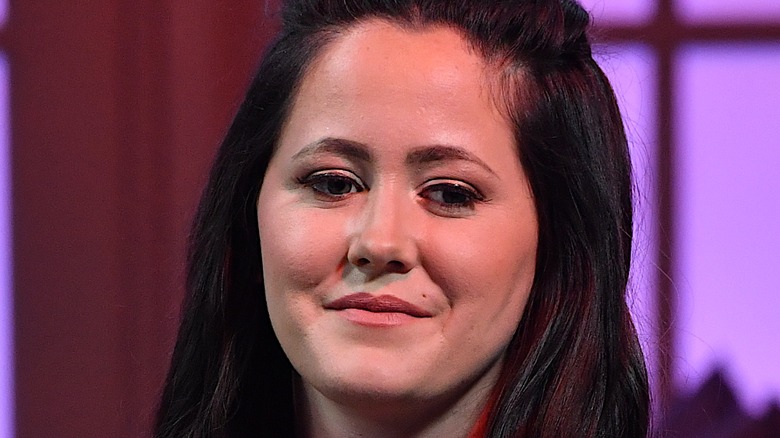 Jenelle Evans on the set on "Candace" in 2021