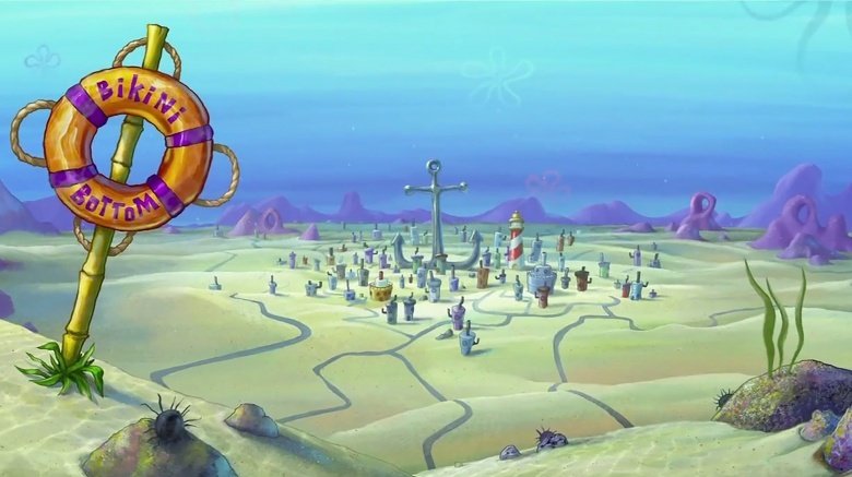 Bikini Bottom on SpongeBob SquarePants