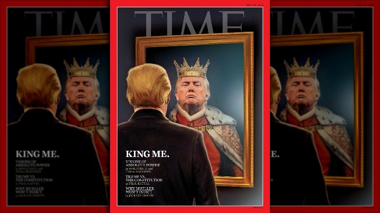 Donald Trump on the cover of Time magazine