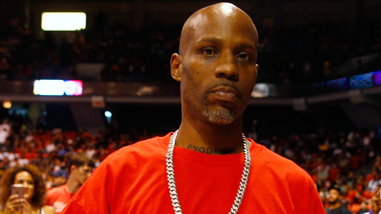 DMX, 2017 photo, looking sad