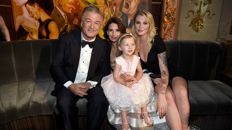 Alec, Hilaria and Ireland Baldwin on the red carpet